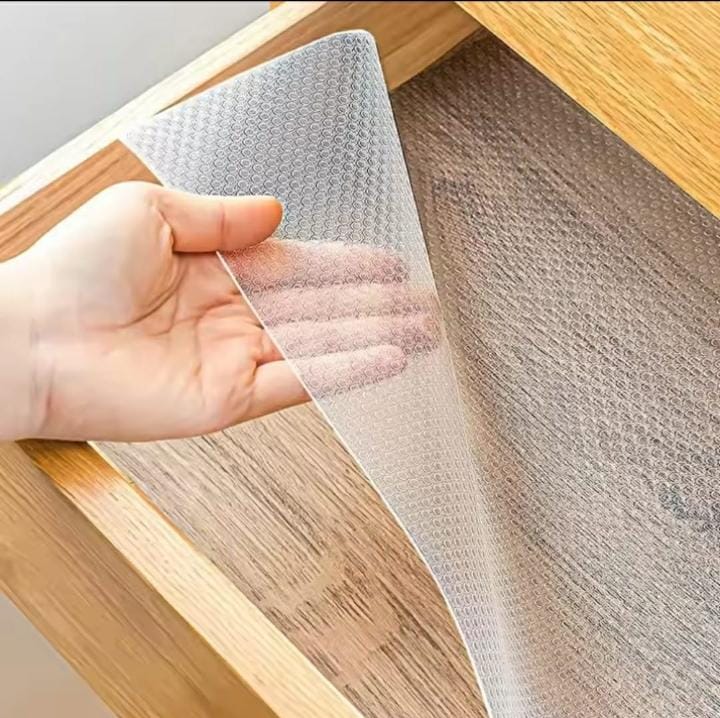 Waterproof Transparent Drawer & Cupboard Mats – Stylish & Protective!