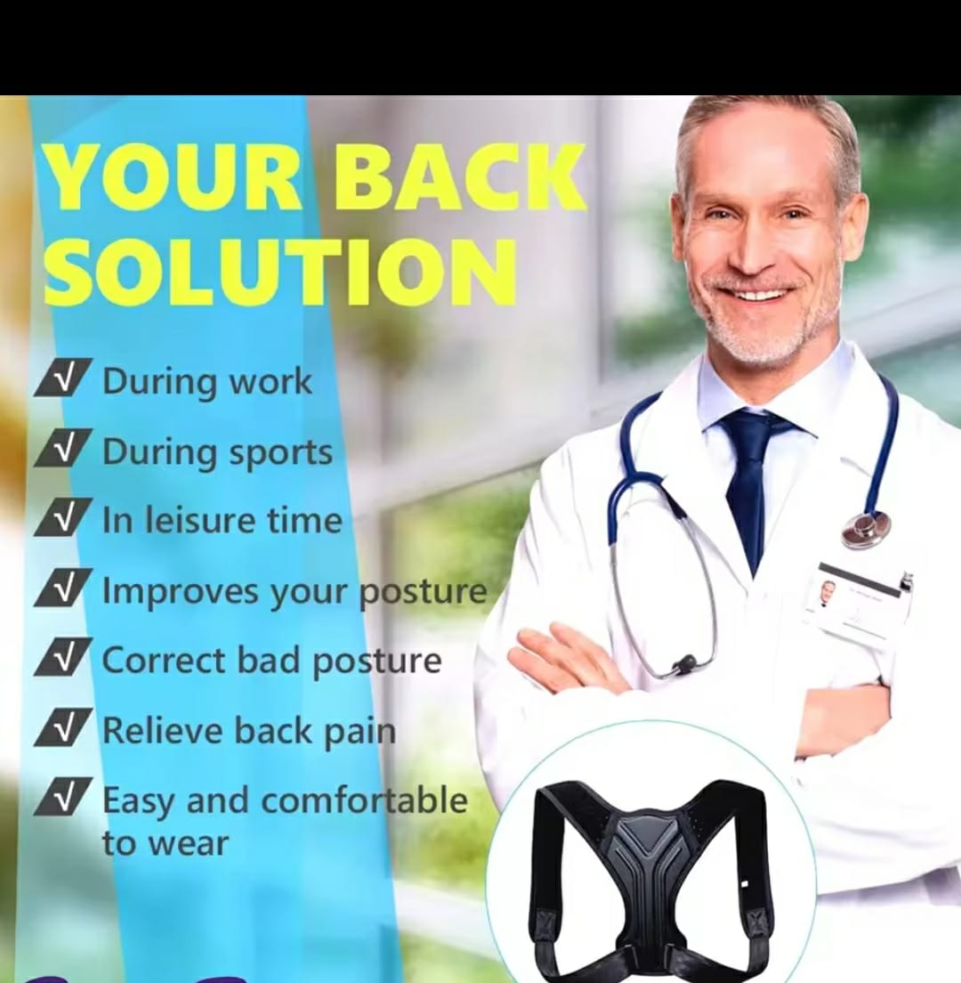 Good Posture Starts Here: Adjustable Back Shoulder Corrector Belt