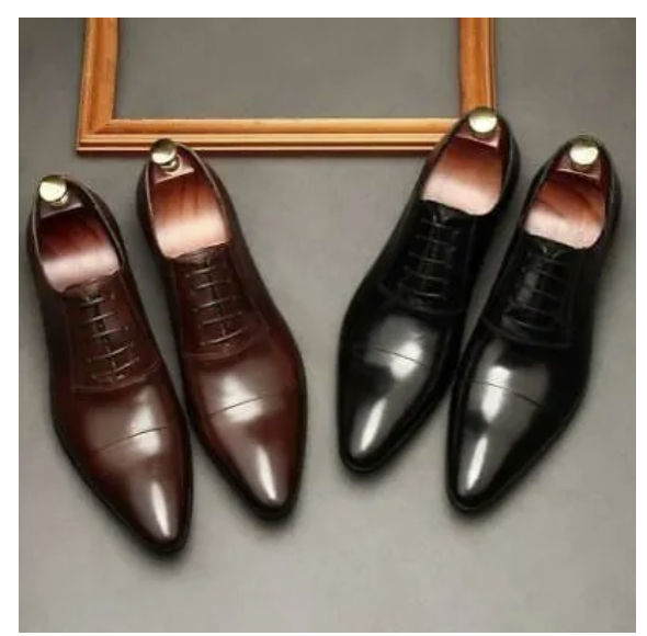 Moroccan leather mens business Dress Shoes Official Shoes Men pure Leather Shoes Breathable Dress Shoes Pointed Toe Formal Shoes Hot Fashion Wedding pure Leather Man Pointed Boy Formal Office Shoe