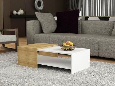 Modern Wooden Coffee Table with Storage | Stylish, Functional, and Space-Saving Coffee Table | Contemporary Wooden Design with Hidden Storage | Perfect for Living Rooms, Lounges, and Home Décor