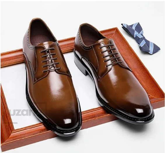 CLEARANCE SALE!! Pure ETHIOPIAN LEATHER official shoes corporate business for men office wear with khaki or jeans