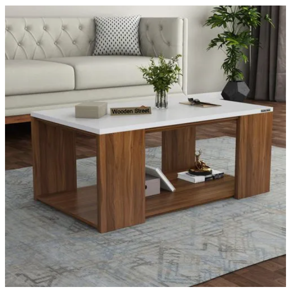 EXCLUSIVE Modern Wooden Coffee Table | Elegant, Stylish & Durable Centerpiece for Living Rooms | Spacious, Functional & Perfect for Home Décor