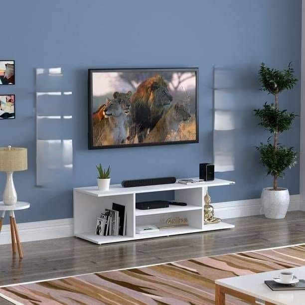 [INNOVATION MEETS EXCLUSIVITY!!] Modern Wooden TV Stand | Elegant, Stylish & Durable Centerpiece for Living Rooms | Spacious, Functional & Perfect for Home Décor & Storage