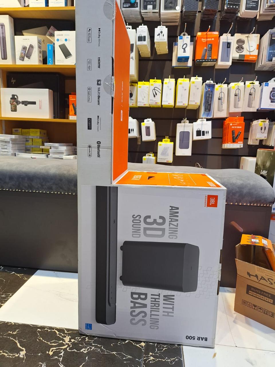 JBL Bar 500 5.1-Channel With MultiBeam And Dolby Atmos Soundbar Bluetooth / Wireless Powerful Speaker