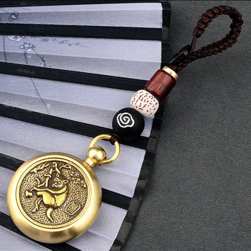 Good Luck Fengshui Metal Spinner Keychain Key Ring Chinese 12 Sign Zodiac Dog Dragon Horse Car Keyring Gifts