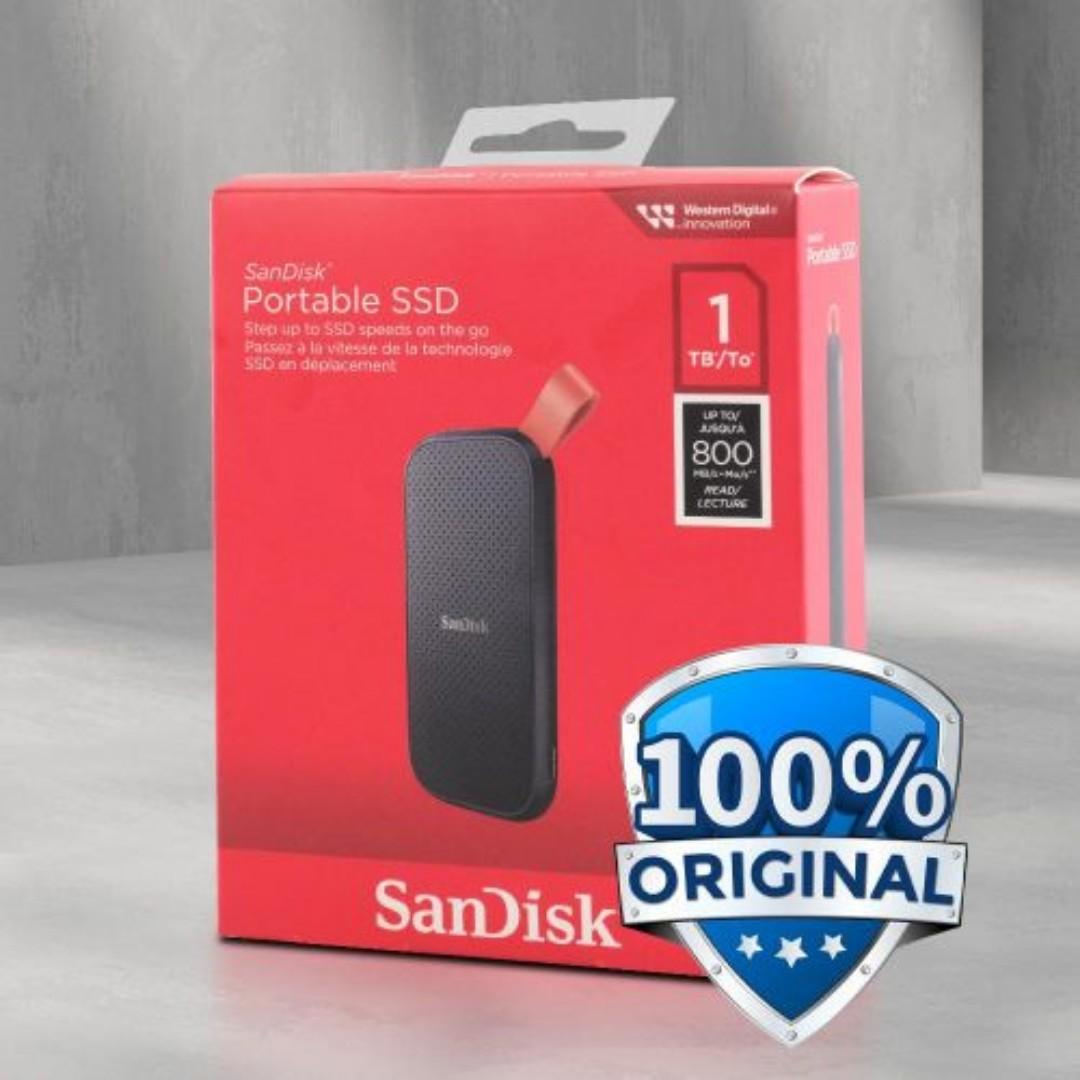 1TB SanDisk SSD external Portable SSD with 800MB/s read speed