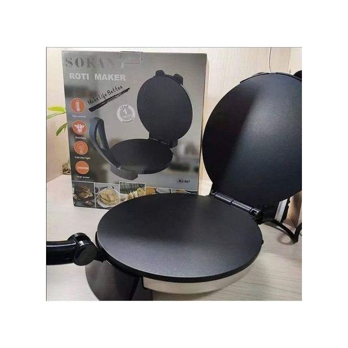 Sokany Heavy Duty Non Stick Electric Chapati/ Roti Maker