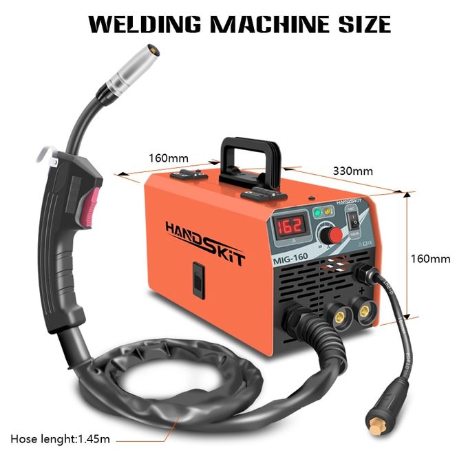 Mig-160 Welding Set Machine +1KG FREE SOLDER WIRE