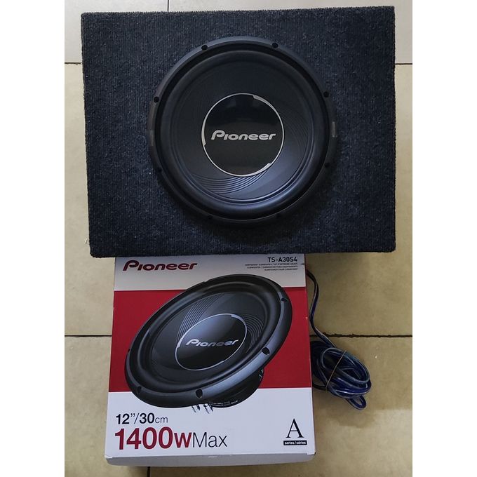 12'' /1400 Watts Deep Bass Car Sub Woofer + FREE CABINET