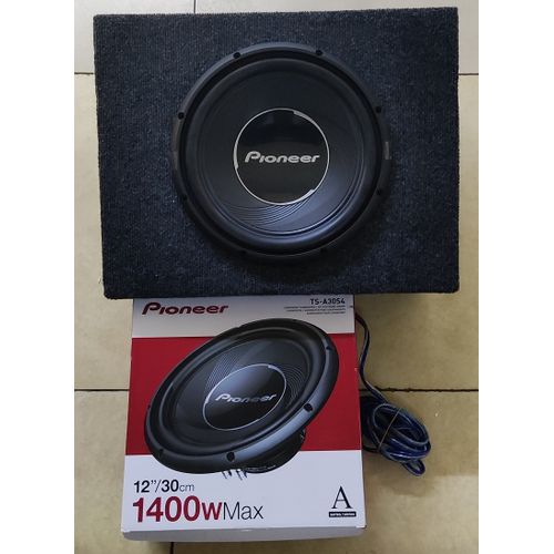 Pioneer 12'' /1400 Watts Deep Bass Car Sub Woofer + FREE CABINET