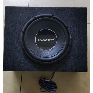 Pioneer 12-INCH 1600 WATTS MAX DUAL 4-OHM VOICE COIL CAR SUBWOOFER + FREE CABINET