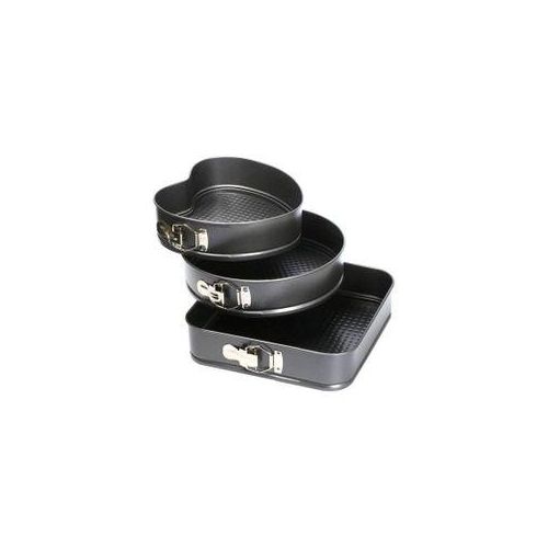 3Pcs Non Stick Cake Tray Mould Into Mixed Set