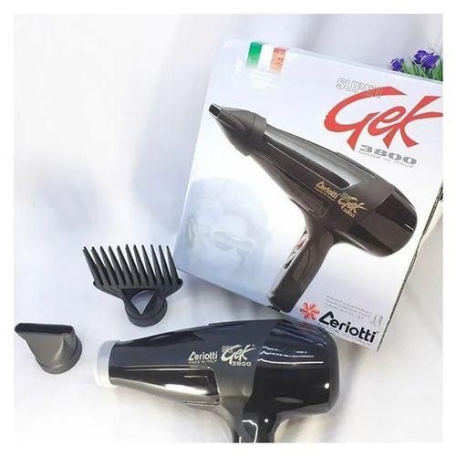 Ceriotti Heavy Duty Super GEK 3800 Blow Dry Hair Dryer Black