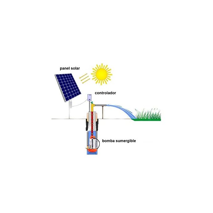 Solar Submersible Water Pump 260W 1"Outlet DC 24V