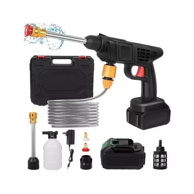 Rechargeable High Pressure Car Washing Gun With 2 Rechargeable Batteries