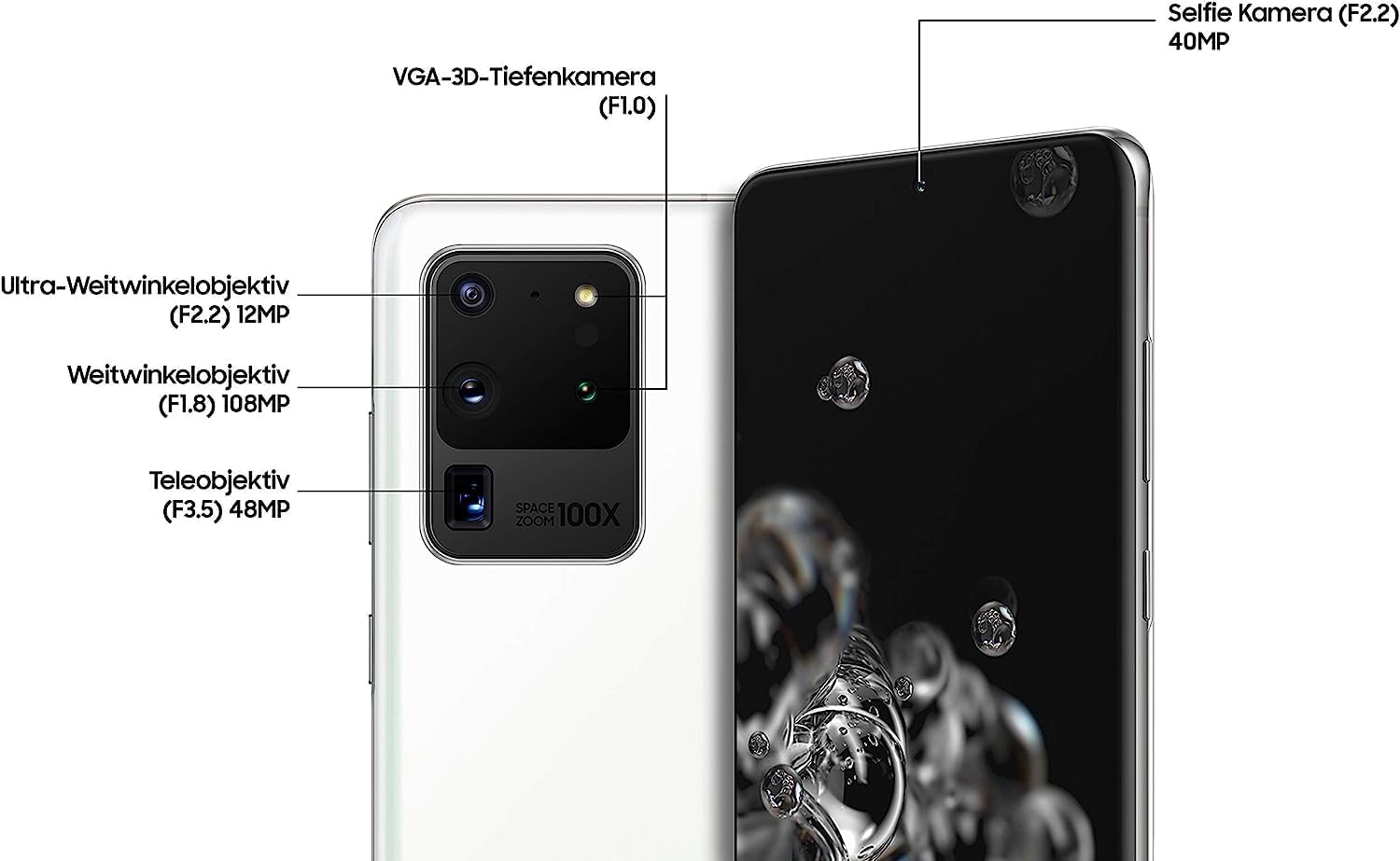 SAMSUNG S20 Ultra 5G 12GB Ram 128GB ROM ,Battery 5000mAH, Excellent Condition  GRADE (A),Sim Ejector Pin + FREE 45WTTS FAST CHARGER WITH QUALITY CABLE, Unlocked