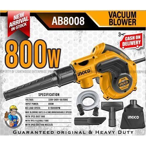 Ingco Blower Vacuum 2-in-1 Heavy Duty 800W Air Duster