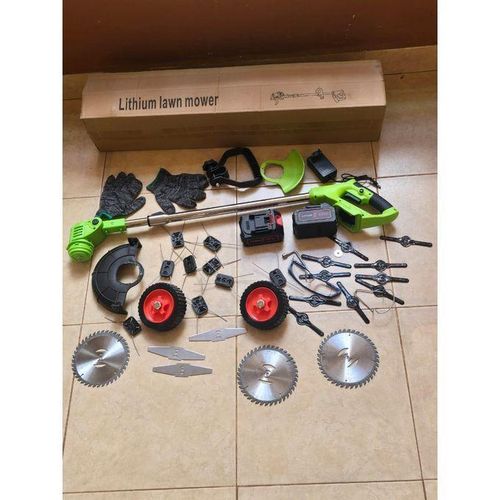 Cordless Electric Grass Trimmer Brush Cutter Lithium Tool Battery Brush Cutting Machine Grass Cutter Hand Held