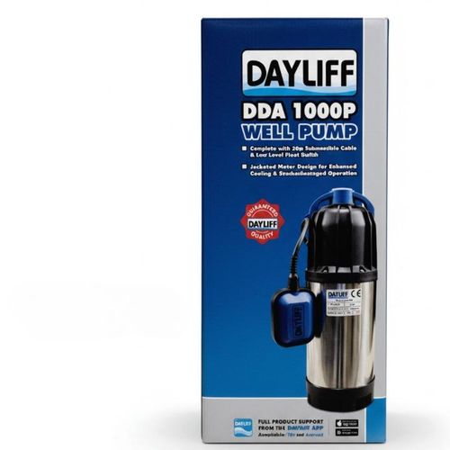 Dayliff 1000W Submersible Pump for Borehole and Deep Well Systems