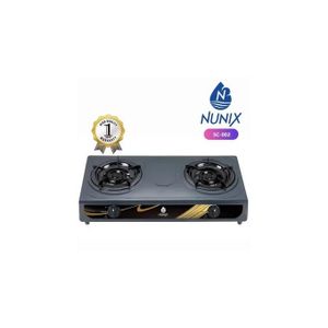 Nunix Table Top Double Burner Gas Stove Cooker + FREE Pipe & 6kg Regulator - recommended