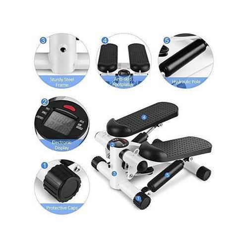 Mini Fitness Twist Stepper Electronic Display Home Exercise Workout Machine