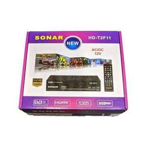 Sonar FREE To Air TV Digital Decoder + free aerial and 4 way extension