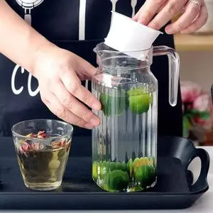 7Pcs Premium Glass Water Set with 1.5L Jug and 6 Tumblers – Stylish, Durable Drinkware for Home, Hotel & Office Use, Perfect for Water, Juice, Cocktails & Everyday Serving