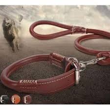 Premium PU Leather Dog Leash & Collar Set – Elegant, Durable, Comfortable & Adjustable for Small to Large Dogs – Stylish Control with High-Quality Materials and Secure Metal Hardware!