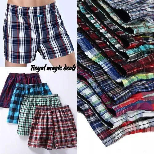 6 PACK Men’s Classic Cotton Boxer Shorts – Breathable, Soft & Stylish Everyday Underwear | Relaxed Fit with Elastic Waist | Perfect for Sleep, Lounge & Casual Wear