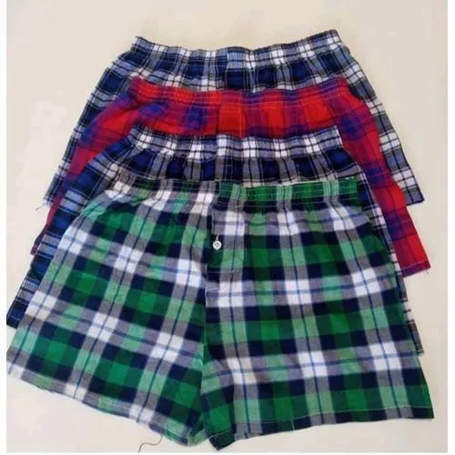 Men’s Classic Cotton Boxer Shorts – Ultra-Soft, Breathable & Stylish Plaid Underwear with Elastic Waistband for Maximum Comfort & All-Day Freshness