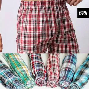 6-Pack Men’s Cotton Boxer Shorts – Comfortable, Breathable & Stylish Underwear for Everyday Wear, Lounging & Sleep