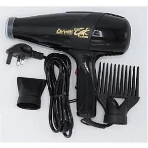 Ceriotti Super GEK 3000 Blow Dry Hair Dryer – Black | Professional Power & Sleek Precision for All Hair Types