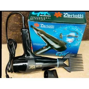 Ceriotti Super GEK 3000 Blow Dry Hair Dryer – Black | Professional Power & Sleek Precision for All Hair Types