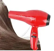 Nunix 2200W Blow Dry Hair Dryer with Accessories – Red | Powerful, Stylish & Efficient for Home & Salon Use