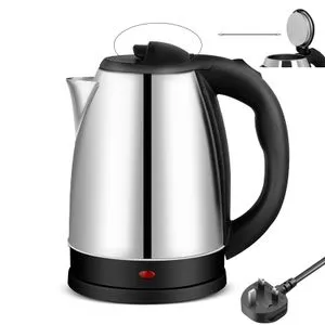 Eurochef 2.0L Stainless Steel Electric Kettle – 1500W Rapid Boil, Auto Shut-Off, Energy-Efficient, Sleek Durable Design, Ideal for Home, Office, or Hostel Use