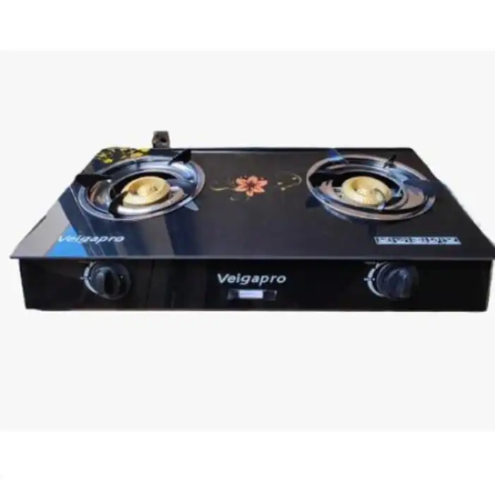 Double Burner Glass Table Top Gas Cooker – Sleek Design, Fast Auto Ignition, Durable Tempered Glass Surface & Energy Efficient Burners for Modern Kenyan Kitchens 🔥🍳