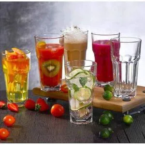 12PCS Granity Tumbler Water Glasses Set – Premium Clear Glassware with Thick Base for Water, Juice, Cocktails & Beverages – Durable, Stylish, Perfect for Home & Bar Use in Kenya