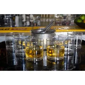 6 PCS Premium Whisky Glass Set – 300ml Heavy Base Crystal-Clear Tumblers for Whiskey, Scotch, Vodka & Cocktails – Perfect Gift for Men, Home Bars & Elegant Entertaining in Kenya