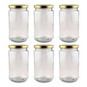 5pcs 500ml Milly Premium Glass Jar Set – Airtight, Elegant & Durable Storage Solution for Spices, Snacks, Tea, Coffee & More | Ideal for Kenyan Homes & Organized Living