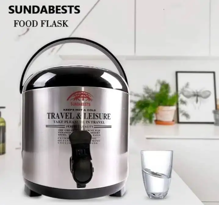 Sundabest 7.5L Double-Tap Portable Hot/Cold Water Urn – Versatile Beverage Dispenser for Home, Events & Outdoor Use in Kenya