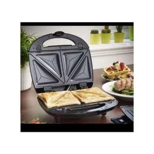 Sokany 2-Slice Sandwich Maker – 750W Power, Non-Stick Plates for Easy Cleaning, Compact & User-Friendly Design for Quick, Delicious Sandwiches Anytime! 🥪⚡