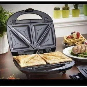 Sokany 2-Slice Sandwich Maker – 750W Power, Non-Stick Plates for Easy Cleaning, Compact & User-Friendly Design for Quick, Delicious Sandwiches Anytime! 🥪⚡