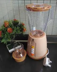 Nunix AK100 2-in-1 Blender with Grinder – Powerful, Efficient & Versatile Kitchen Essential for Smoothies and Grinding Needs