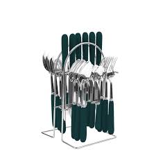 24PCS Stainless Steel Cutlery Set – Sleek, Durable, Rustproof Flatware for Daily Dining, Events, Airbnb & Gifting in Kenya