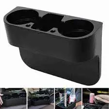 Universal Car Seat Gap Storage Organizer with Dual Cup Holders – Declutter & Upgrade Your Ride | Smart, Stylish Storage Solution for Every Kenyan Driver