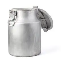 10L Aluminium Milk Container – Rustproof Dairy Storage with Fine Milk Sieve for Smooth Pouring, Filtering & Home/Farm Use
