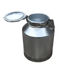 4.5 Litres Heavy-Duty Aluminium Milk Container – Leak-Proof, Rust-Resistant, Easy to Clean Milk Can for Daily Use, Dairy, Farm & Household Storage in Kenya