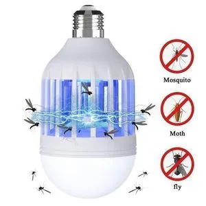 Instant Mosquito Killer Lamp – 15W Insect Repellent Night Light Bulb | Safe, Silent & Powerful Mosquito Zapper for Indoor Use – Dual-Function LED Light & Bug Killer