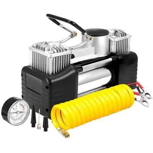 12V 150PSI Heavy-Duty Double Cylinder Car Air Pump – Portable Tire Inflator for Kenyan Drivers & Adventurers | Fast, Reliable & Easy to Use