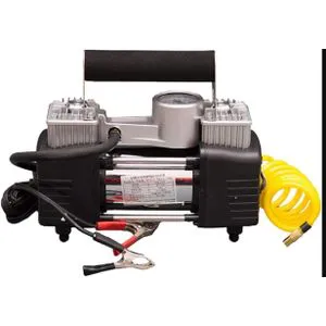 12V 150PSI Heavy-Duty Double Cylinder Car Air Pump – Portable Tire Inflator for Kenyan Drivers & Adventurers | Fast, Reliable & Easy to Use